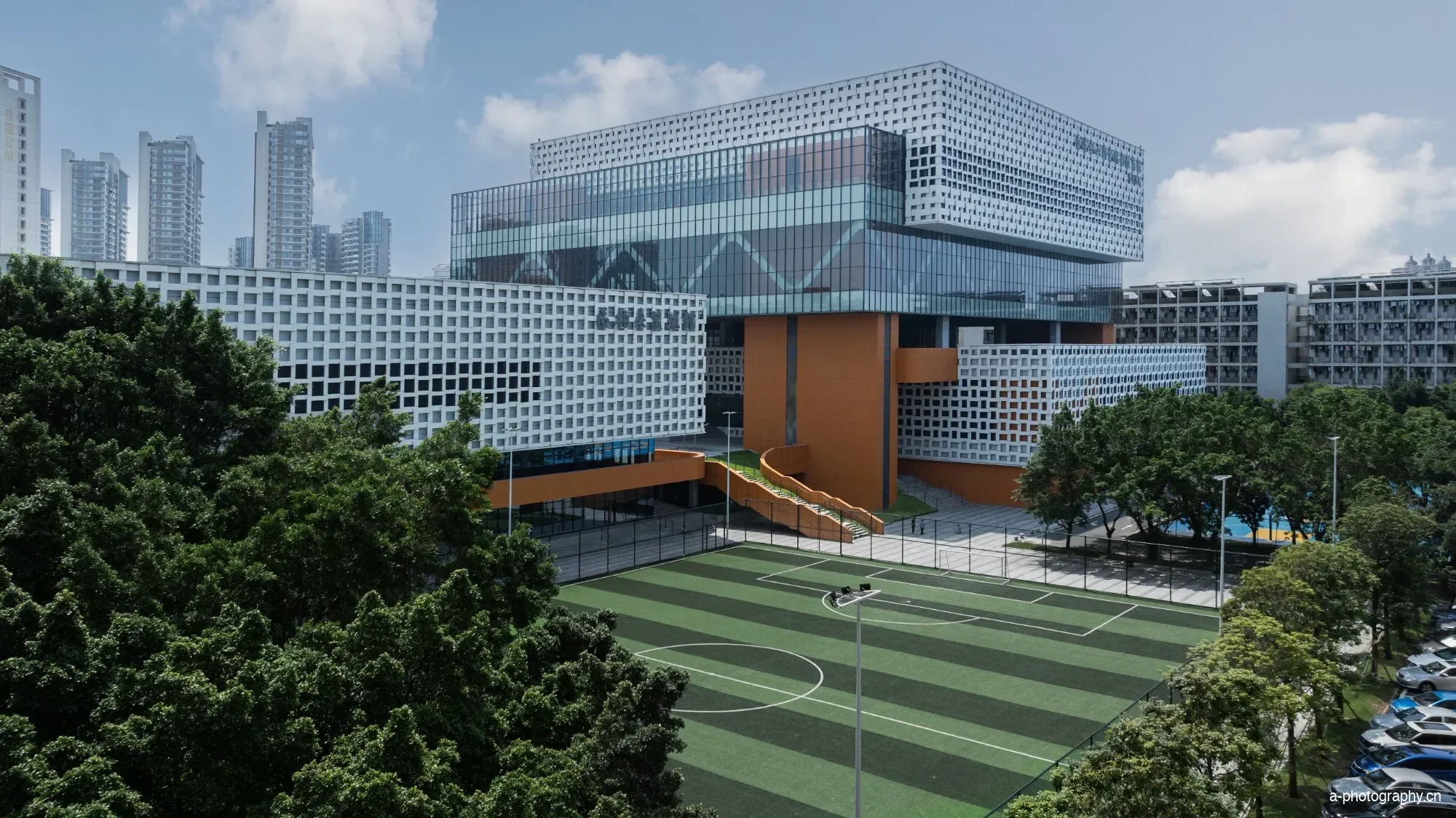 五邑大学体育馆 - 建筑摄影 3