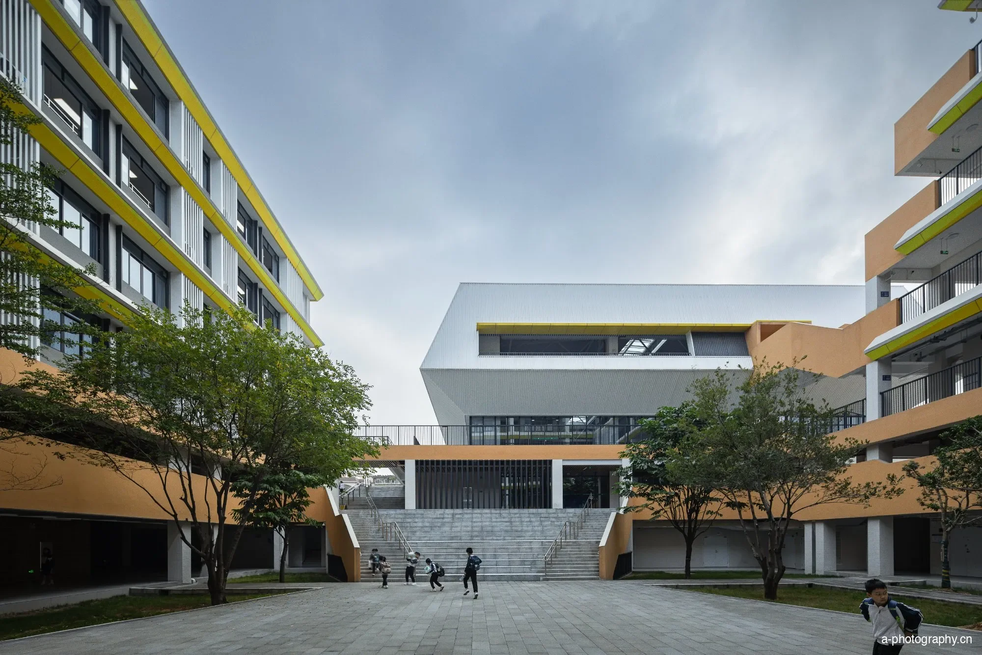 顺德西山小学滨江分校改造 - 建筑摄影