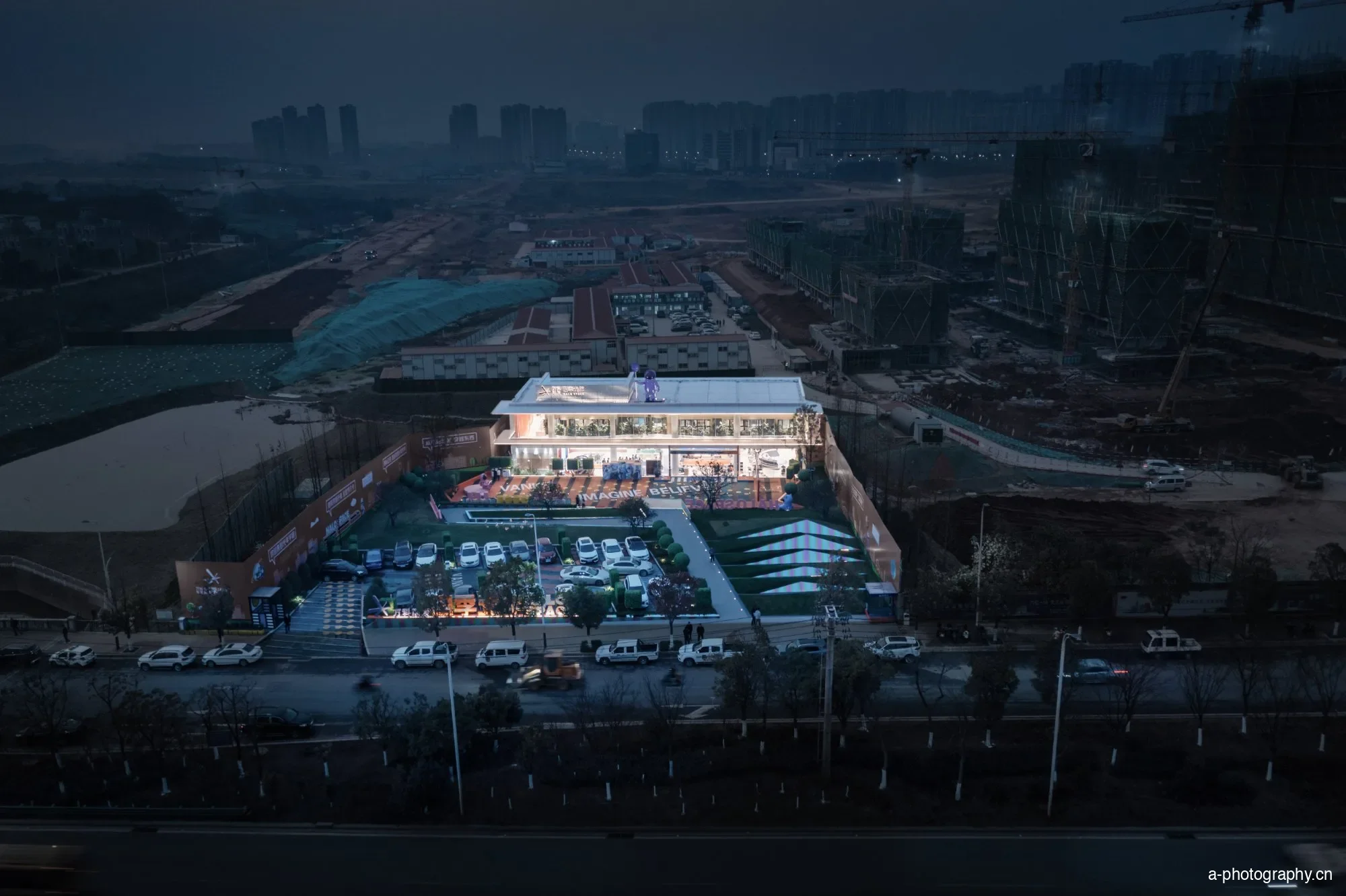 南昌万科四季光年售楼部——建筑 影像 3