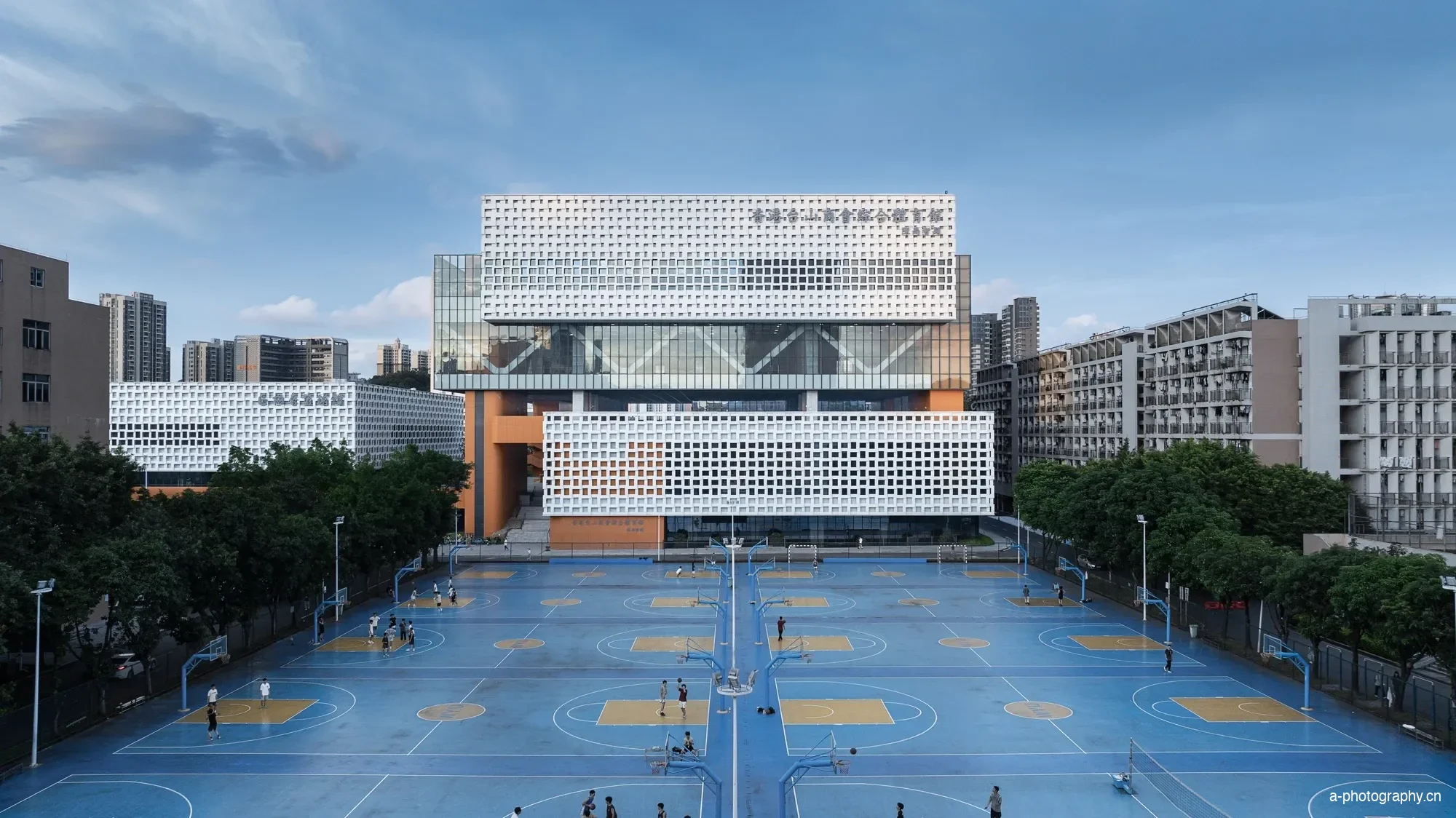 五邑大学体育馆 - 建筑摄影